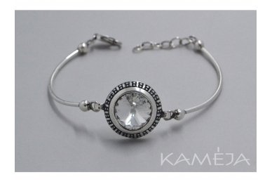 Sidabrinė apyrankė su Swarovski krištolu AP349400710 3 Sidabrinė apyrankė su Swarovski krištolu AP349400710 3