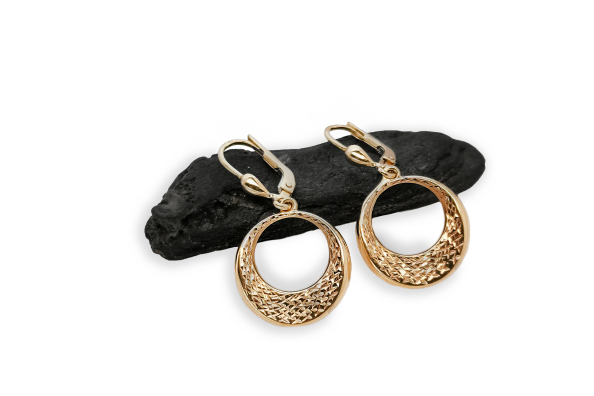 Gold earrings AU19536 Gold earrings AU19536