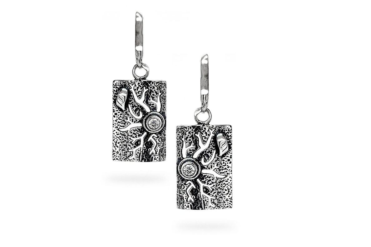 Earrings with Cubic Zirconia A1091300730 Earrings with Cubic Zirconia A1091300730