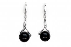 Earrings with black onyx A1789300510