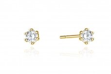 Earrings with diamonds KO501