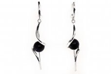 Earrings with synthetic desert stone A0821300710
