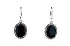 Earrings with black onyx A2867350510