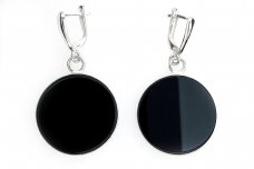 Earrings with black onyx A1533301380
