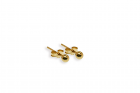 Gold stud earrings AU19526