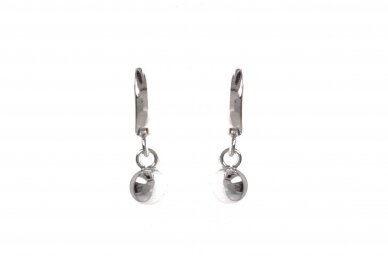 Silver Hoop Earrings with pendant AU1111500240 3