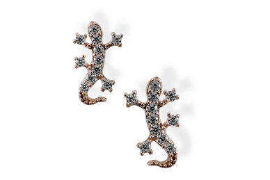 Gold earrings - Salamanders Gold earrings - Salamanders