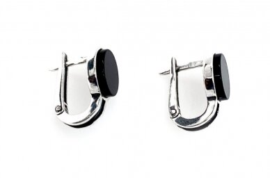 Earrings with black onyx A3154350530