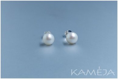Minimalistiniai auskarai su perlais 1