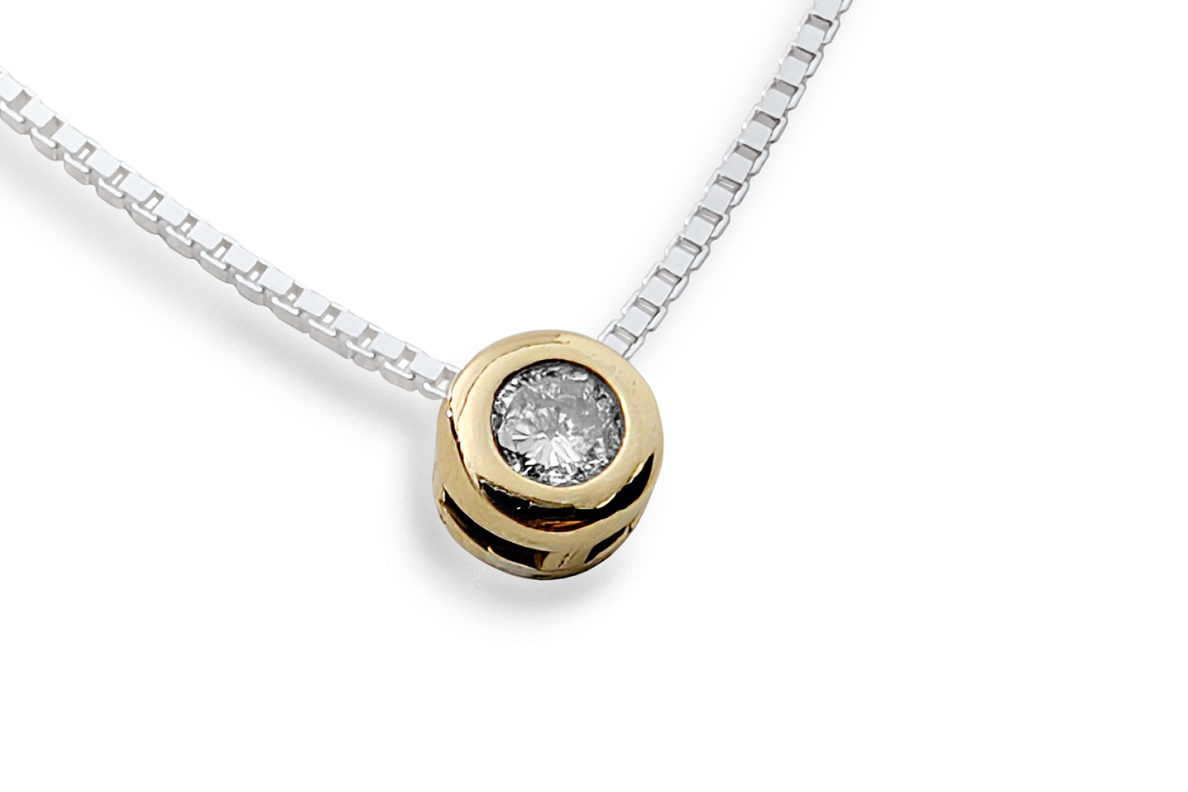 Sidabrinė grandinėlė su Cirkoniu 5 Sidabrinė grandinėlė su Cirkoniu 5