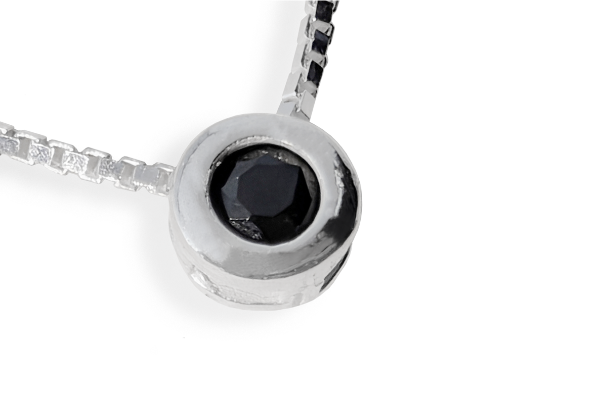 Silver chain with Zircon 11 Silver chain with Zircon 11