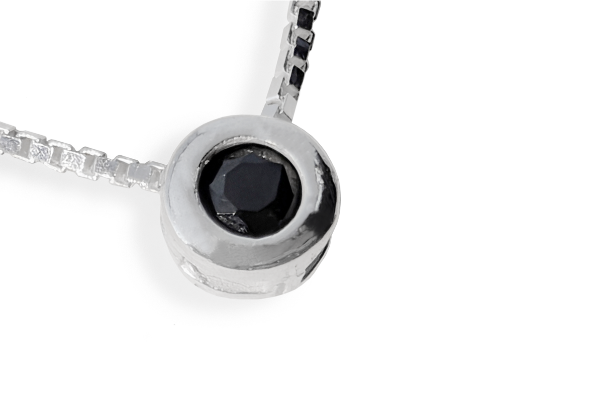 Silver chain with Zircon 5 Silver chain with Zircon 5