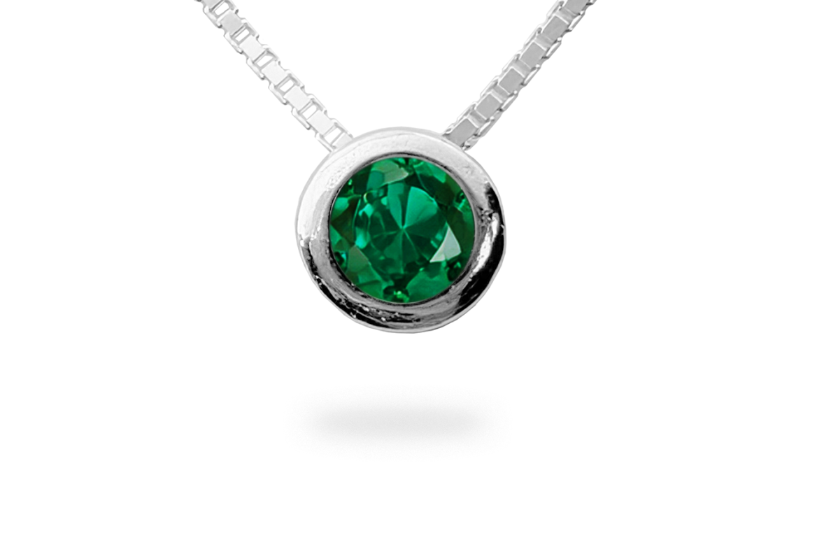 Silver chain with Zircon 6 Silver chain with Zircon 6
