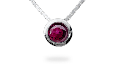 Silver chain with Zircon 9 Silver chain with Zircon 9