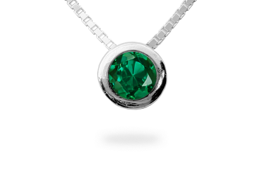 Silver chain with Zircon 6 Silver chain with Zircon 6
