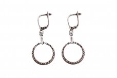 Dangling silver earrings AU3756350490