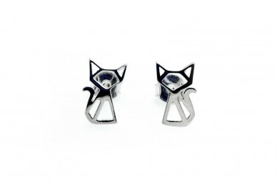 Origami Cat Earrings A2733400800 1