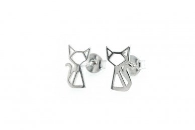 Origami Cat Earrings A2733400800
