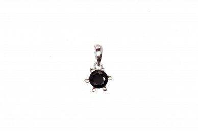 Silver pendant with zircon - Star P0000400150 3