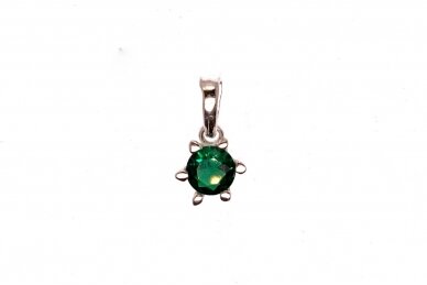Silver pendant with zircon - Star P0000400150 5