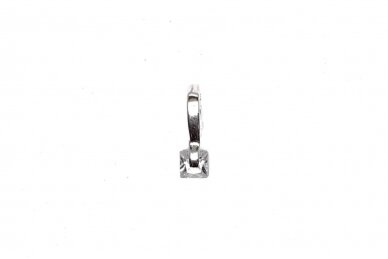 Silver pendant with zircon P0000500070 1
