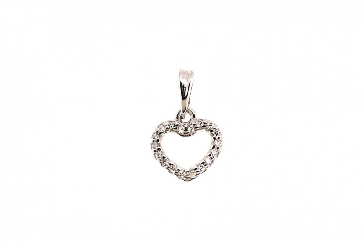 Pakabukas širdelė su Swarovski krištolu P2411600660 Pakabukas širdelė su Swarovski krištolu P2411600660