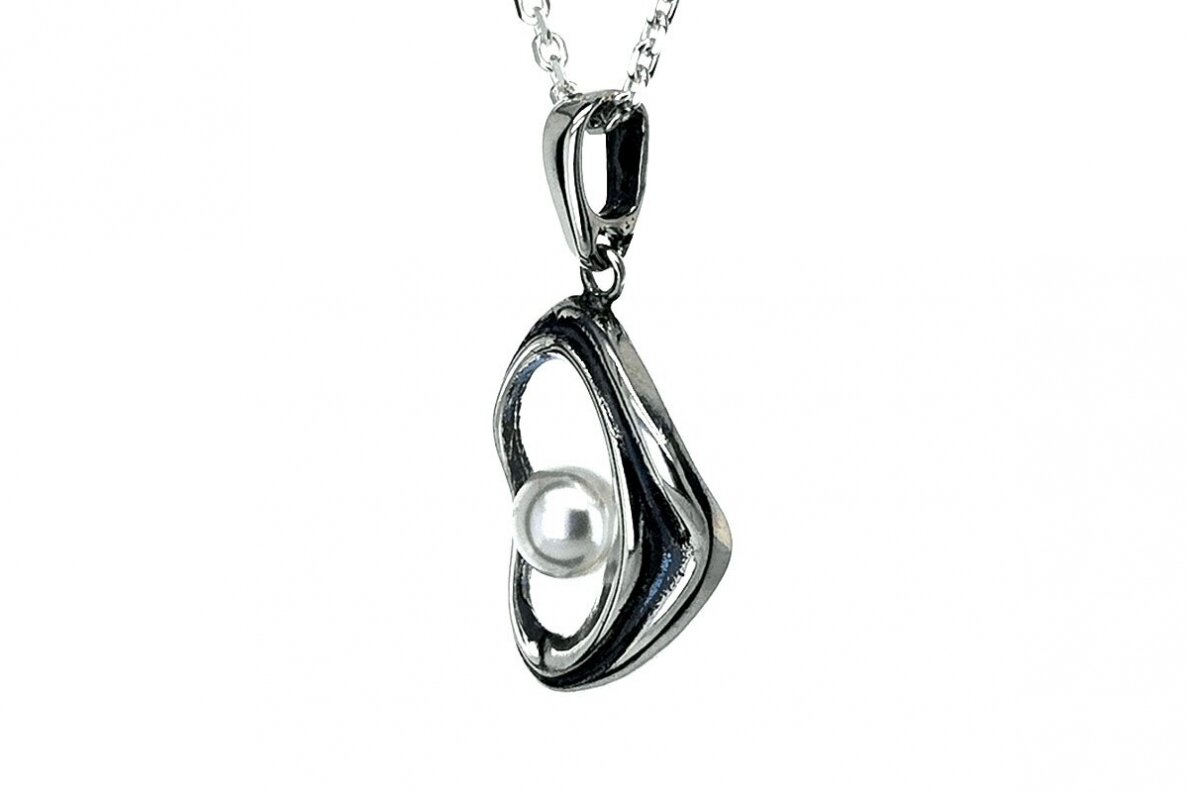 Pakabukas su Swarovski perliuku 1 Pakabukas su Swarovski perliuku 1