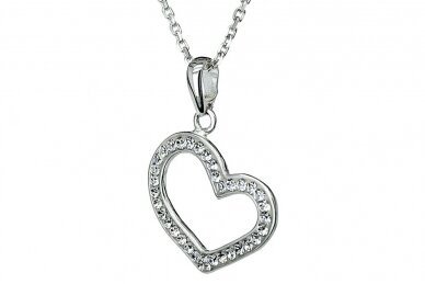 Širdelė su Swarovski krištolu P1077600260 Širdelė su Swarovski krištolu P1077600260