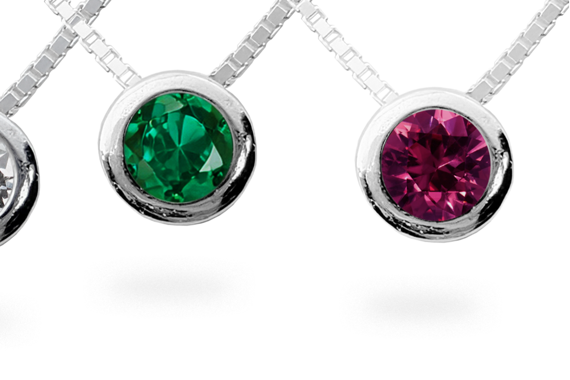 Silver chain with Zircon 2 Silver chain with Zircon 2