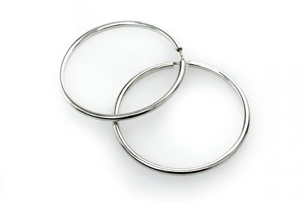 Sidabrinės rinkės, skersmuo 43mm Sidabrinės rinkės, skersmuo 43mm