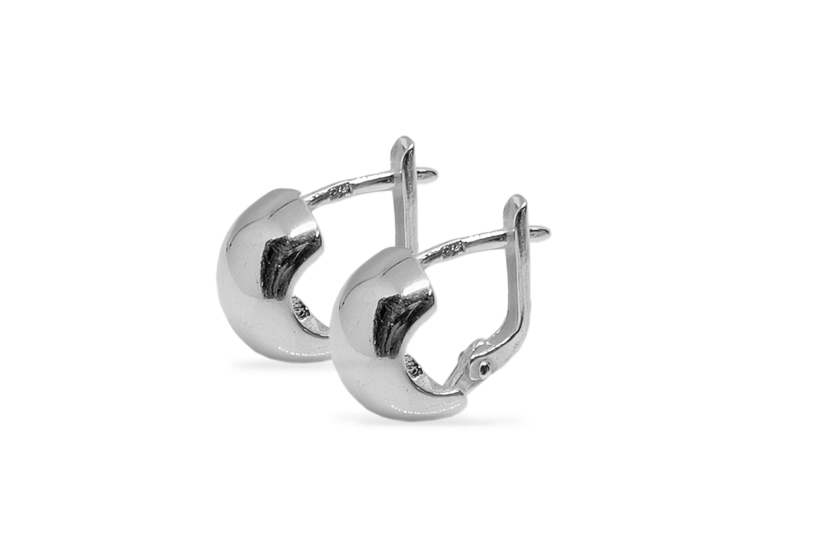Silver earrings