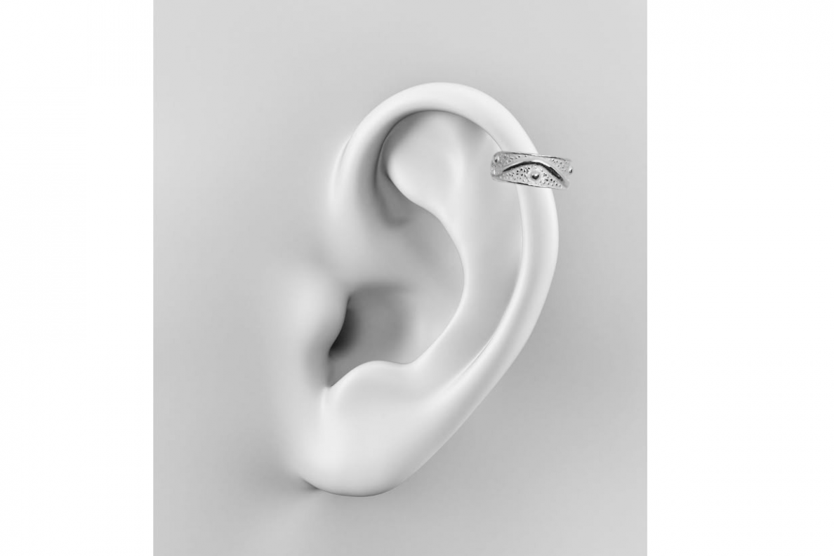 Sidabriniai auskarai  (''Ear cuffs'') 3