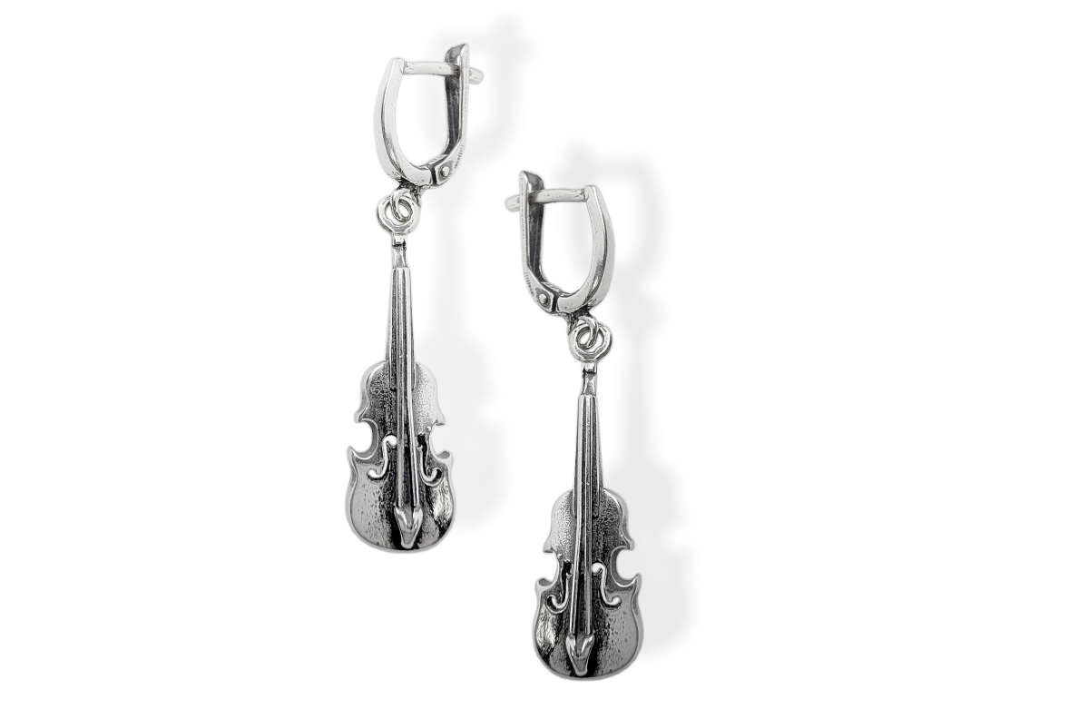 Sidabriniai auskarai - Gitaros 1 Sidabriniai auskarai - Gitaros 1