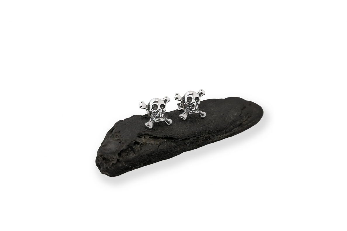 Silver earrings - Skulls