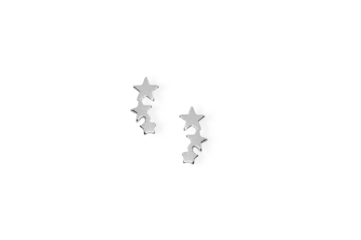 Silver earrings - Stars Silver earrings - Stars