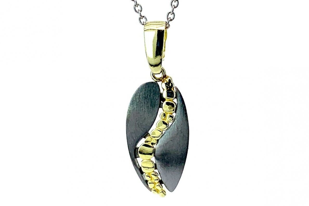 Platinum & Gold plated Pendant 1