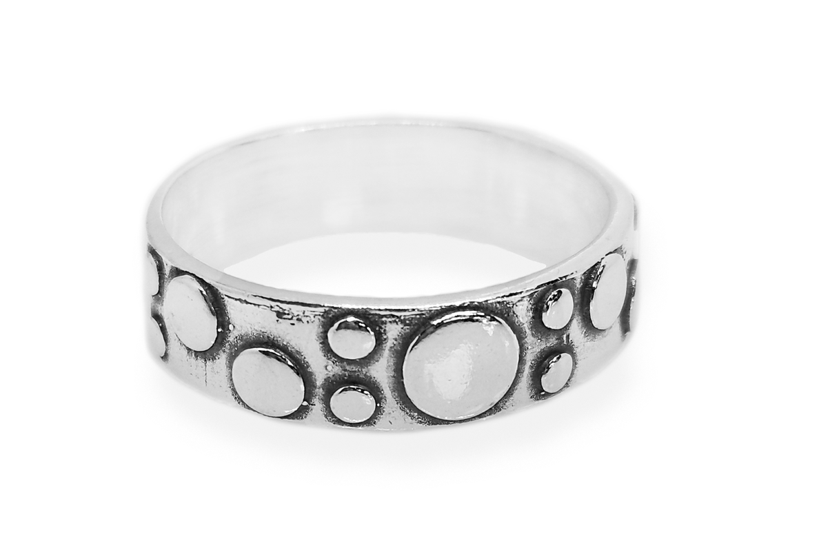 Silver ring - Bubbles 1 Silver ring - Bubbles 1