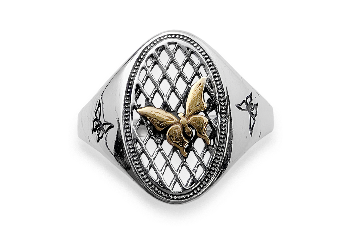 Silver ring - Butterflies 1 Silver ring - Butterflies 1