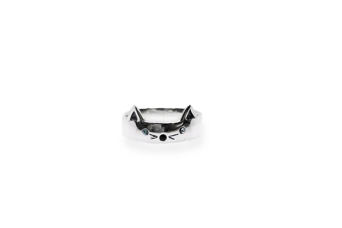 Silver ring - Kitten 1