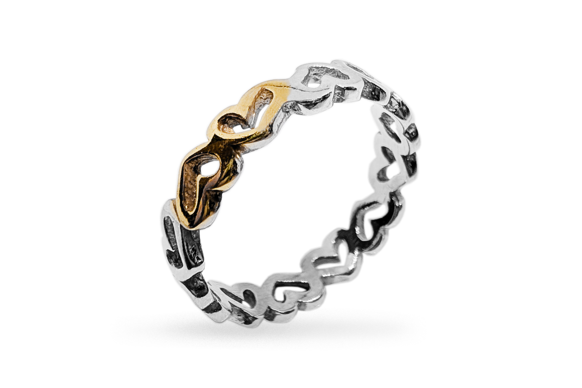 Silver ring - Hearts Silver ring - Hearts