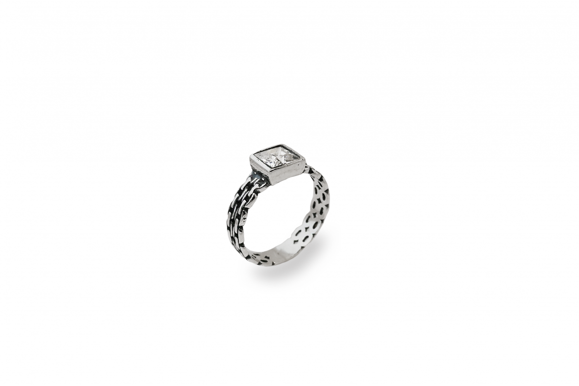 Silver ring with Zircon Silver ring with Zircon