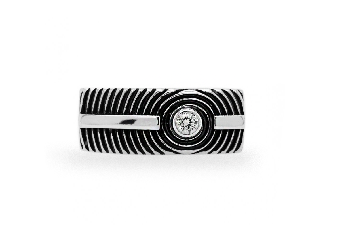 Sterling silver ring with Cubic Zirconia Z1802350750 1