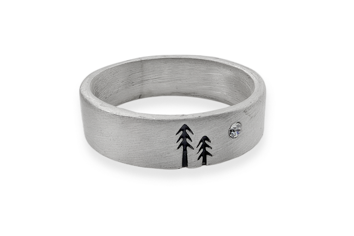Silver ring - Full Moon 2 Silver ring - Full Moon 2