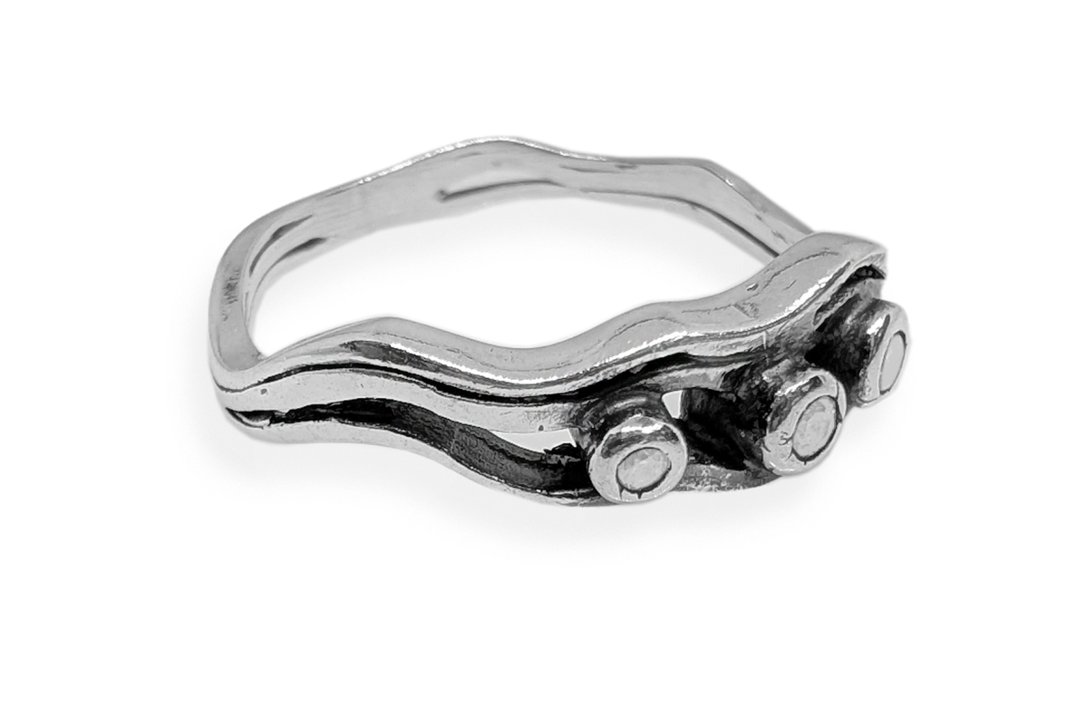Silver ring with Zircon 1 Silver ring with Zircon 1