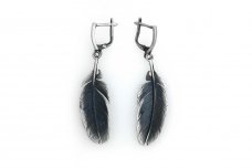 Silver Feather Earrings A3144400590