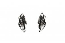 Silver earrings - Small leaves AU0000450150
