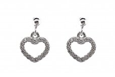 Silver earrings - Hearts AU0000600160