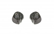 Silver earrings with zircon - Forest AU3767500130