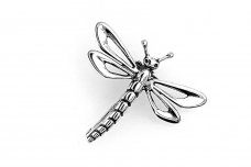 Silver Dragonfly Brooch SA84400210