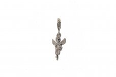 Silver pendant with zircon - Angel P0000800140